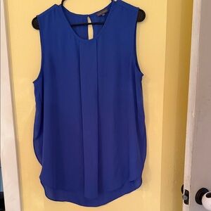 Vince Camuto Royal Blue Sleeveless Blouse